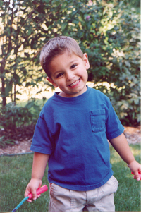 Matt, July 2002 - This Pic also appeared on the cover of Connecticuts Parent Magazine in July 2003